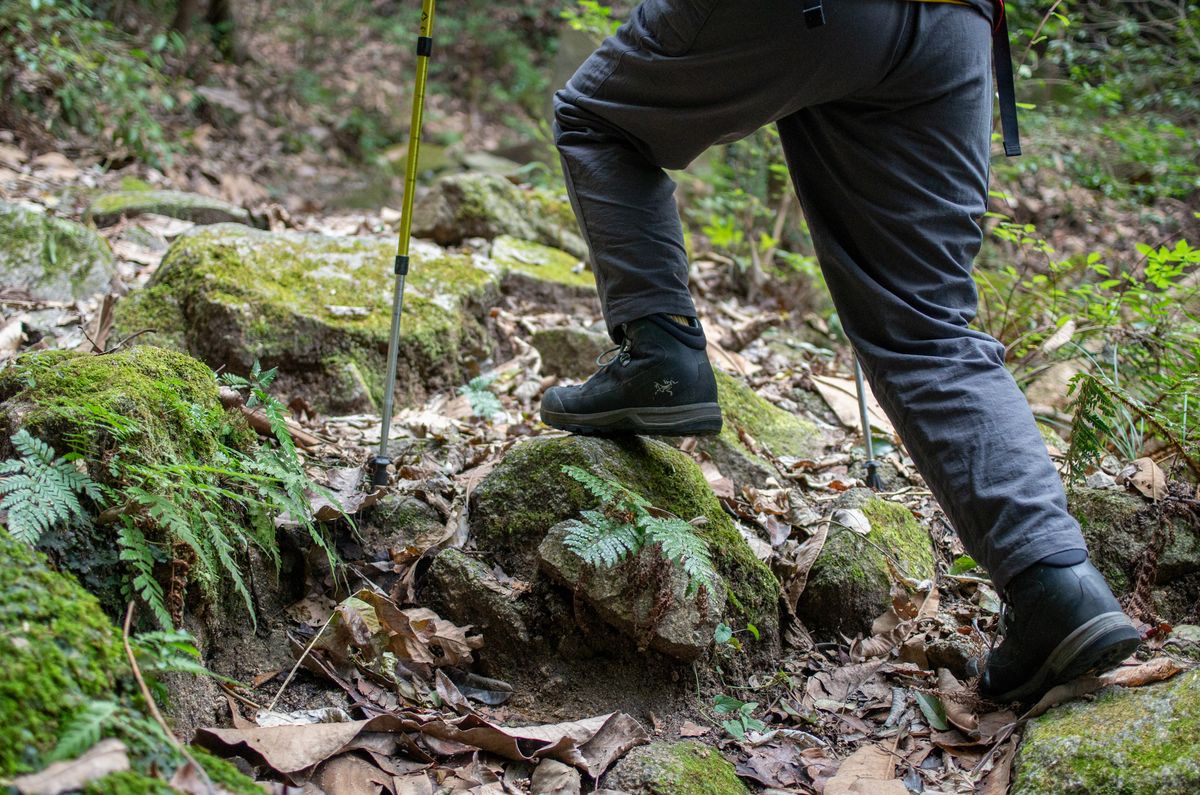 登山 靴 オファー 靴 紐 先端